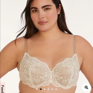 THIRDLOVE | 24/7 LACE BALCONETTE BRA | CREAM